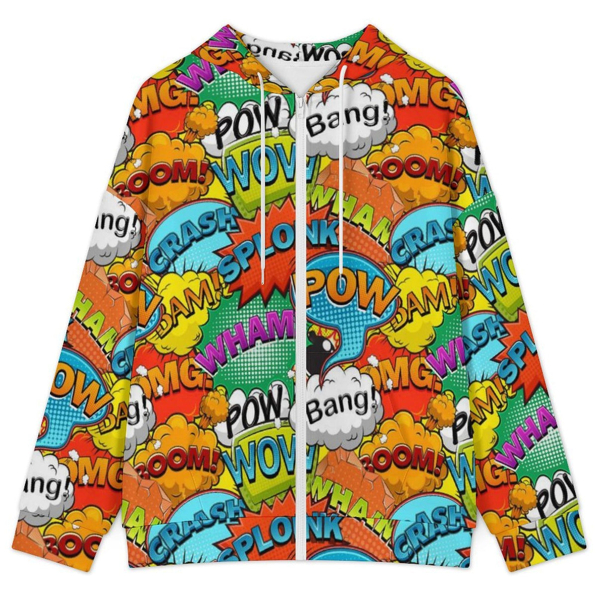 Comic Book 2 Women's Full-Zip Hoodie
