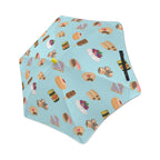 Classic Aussie Food Icons Kids Safe Round Corner Umbrella