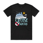 Cruise Squad Mens Cruise T-shirt Black Mens Cruise T-shirt Cruise Printed In Australia