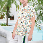 Travel And Explore Senior Kids Hawaiian Shirt