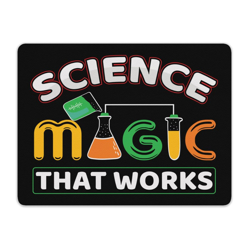 Science, Magic That Works Leather Mouse Pad Leather Mouse Pad Printed Offshore Science