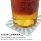 Best Daddy Ever - Ceramic Coasters (Square) Ceramic Coasters Dad Printed Offshore