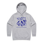 Birds, We're All Doing Our Best, Embarrassing tbh Women's AS Colour Hoodie Grey Marle Womens Hoodie animal Birds Printed In Australia
