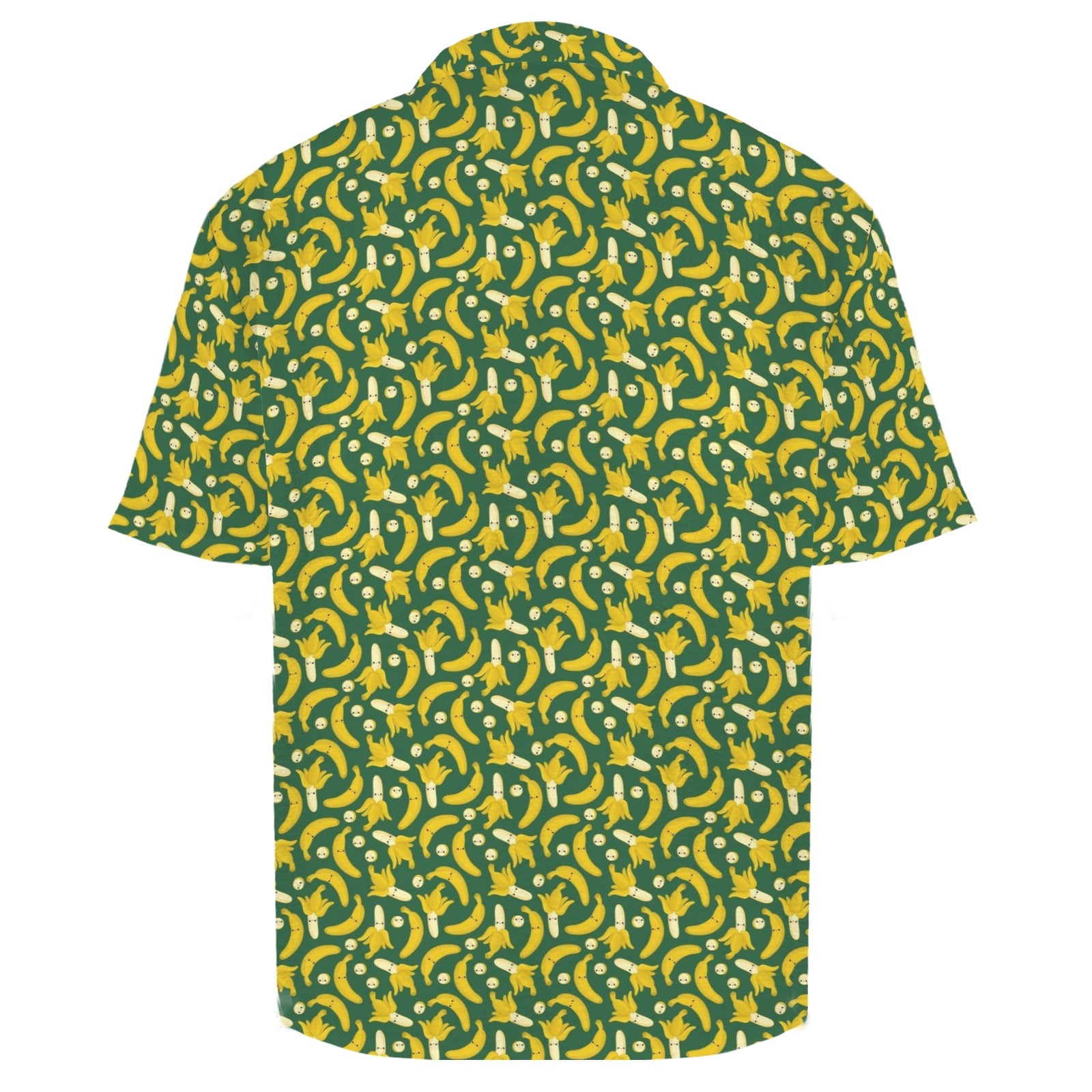 Happy Bananas Men's Crinkle Hawaiian Shirt
