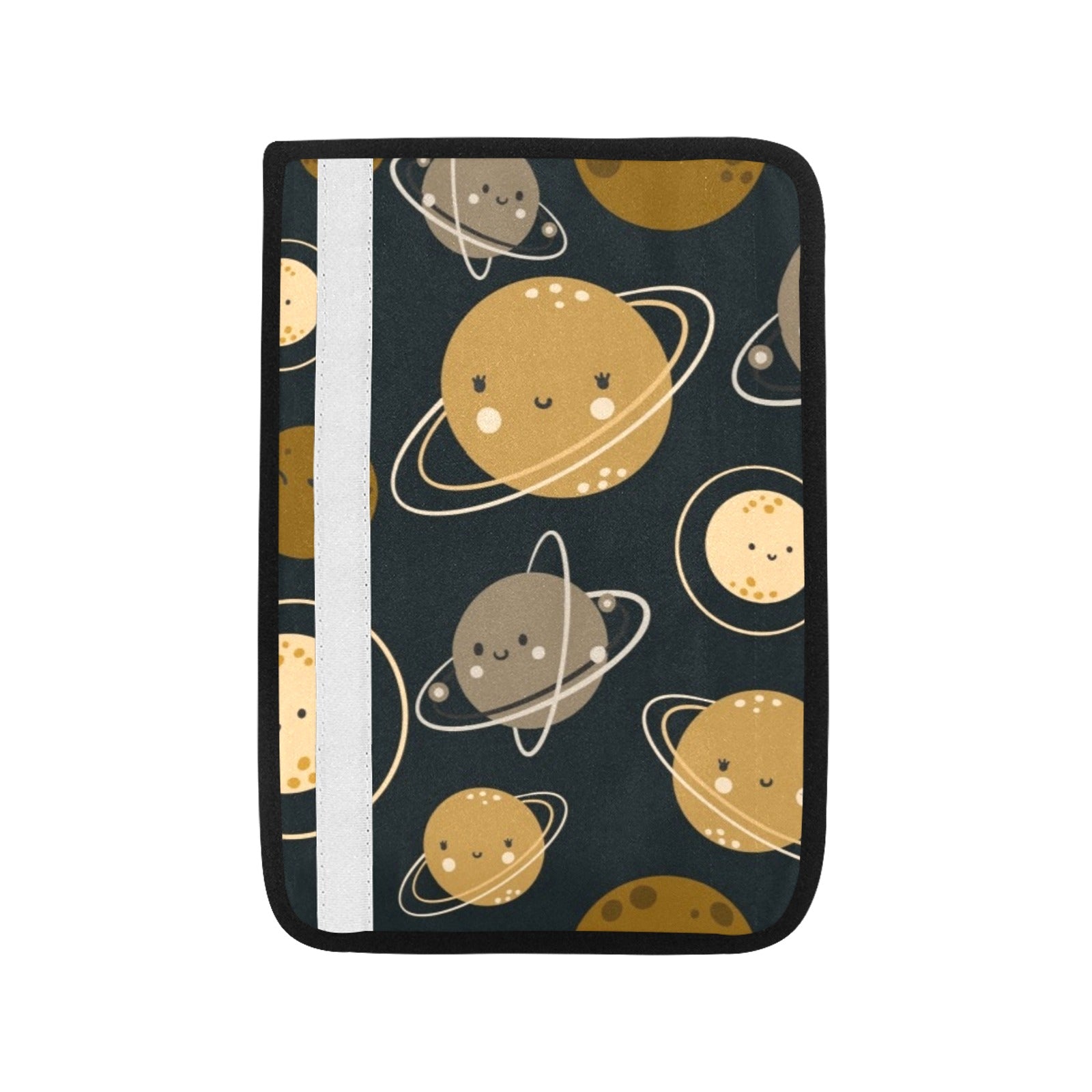 Planets Car Seat Belt Cover 7''x10'' (Pack of 2) Car Seat Belt Cover 7x10 (Pack of 2) Printed Offshore Space