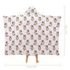 Cheeky Cats Kids Hooded Blanket 100cm x 130cm