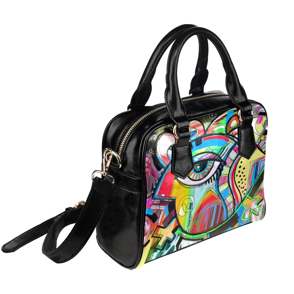Graffiti Bird - Shoulder Handbag (Model 1634) Shoulder Handbags (1634)