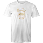 Life Is Better With Coffee - Mens T-Shirt White Mens T-shirt Coffee Printed In Australia