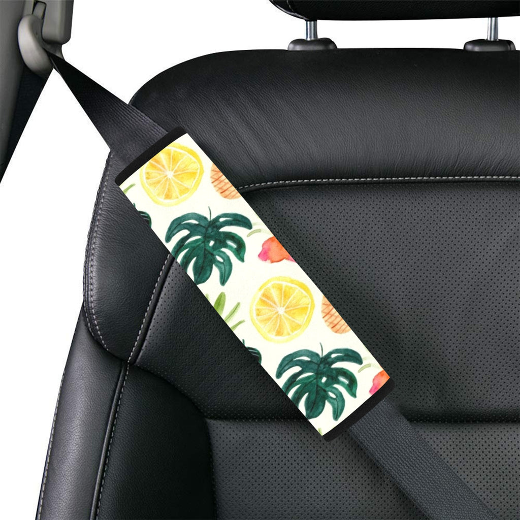 Pineapple Tropical Car Seat Belt Cover 7''x10'' (Pack of 2) Car Seat Belt Cover 7x10 (Pack of 2) Food Printed Offshore