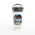 Personalise Coolest Dad Ever White 15oz Stainless Steel Travel Mug Default Title Personalised Travel Mug customise Dad Globally Fulfilled personalise
