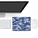 Blue Camouflage Leather Mouse Pad Leather Mouse Pad Printed Offshore