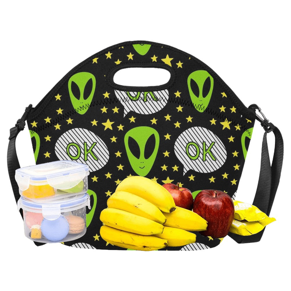 Alien OK - Neoprene Lunch Bag Neoprene Lunch Bag Printed Offshore
