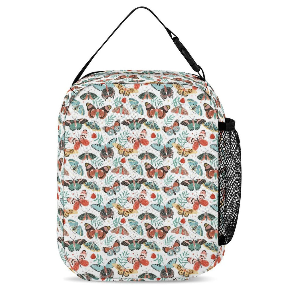 Pretty Moths And Butterflies Backpack, Lunch Bag & Pencil Case Set
