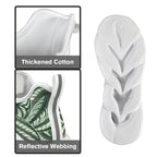 Stripy Leaves Women's Twisted Sole Sneakers