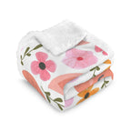 Lovely Birds - Double-Layer Fleece Blanket 51"x59"