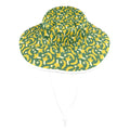 Happy Bananas Wide Brim Bucket Hat Wide Brim Bucket Hat Food Printed Offshore