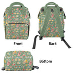 Groovy Retro Multi-Function Backpack, Nappy / Diaper Bag Multi-function Backpack, Nappy / Diaper Bag Printed Offshore Retro