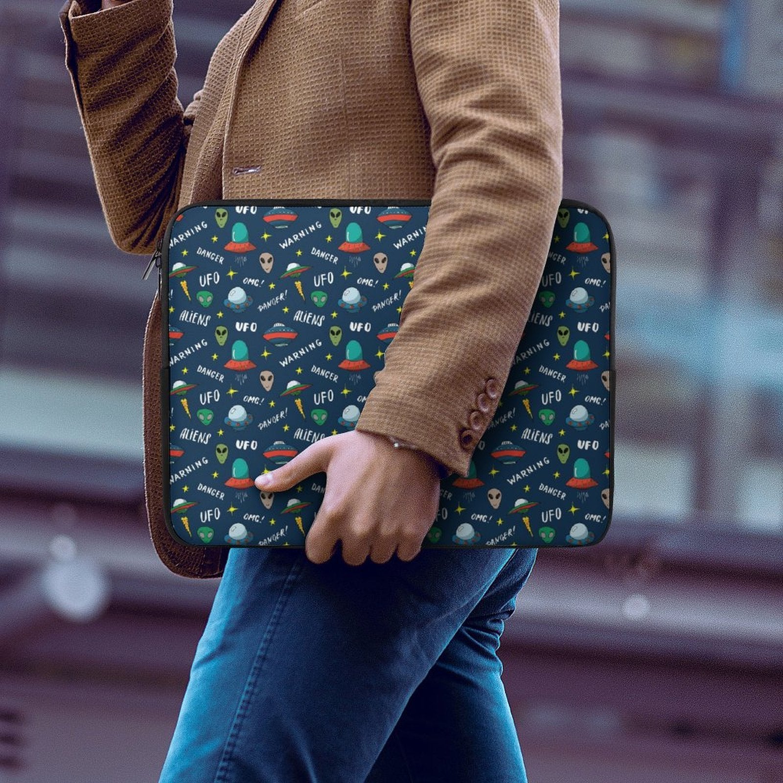 UFO's And Aliens - Laptop Sleeve (Multiple Sizes)