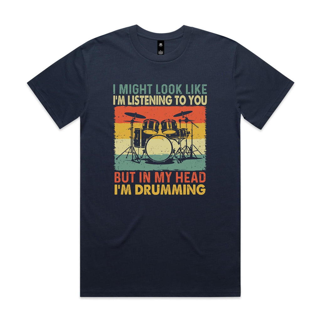In My Head I'm Drumming - Mens T-shirt
