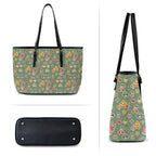 Groovy Retro PU Leather Tote Bag Large