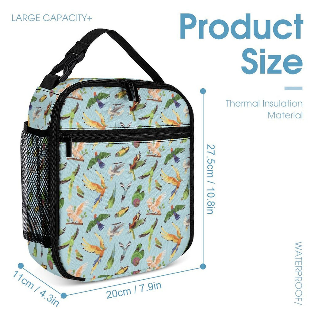 Parrots Backpack, Lunch Bag & Pencil Case Set
