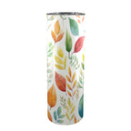 Autumn Leaves - 20oz Tall Skinny Tumbler with Lid and Straw