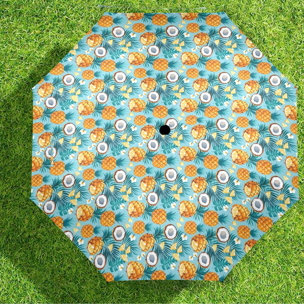 Pineapple Coconut Umbrella Umbrella Food Printed Offshore