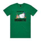 Dramatic Unicorn Goose Men's AS Colour T-shirt Kelly Green Mens T-shirt animal Printed In Australia