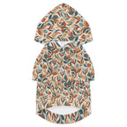 Whimsical Leaf Swirl Pet Hoodie (Small Size)