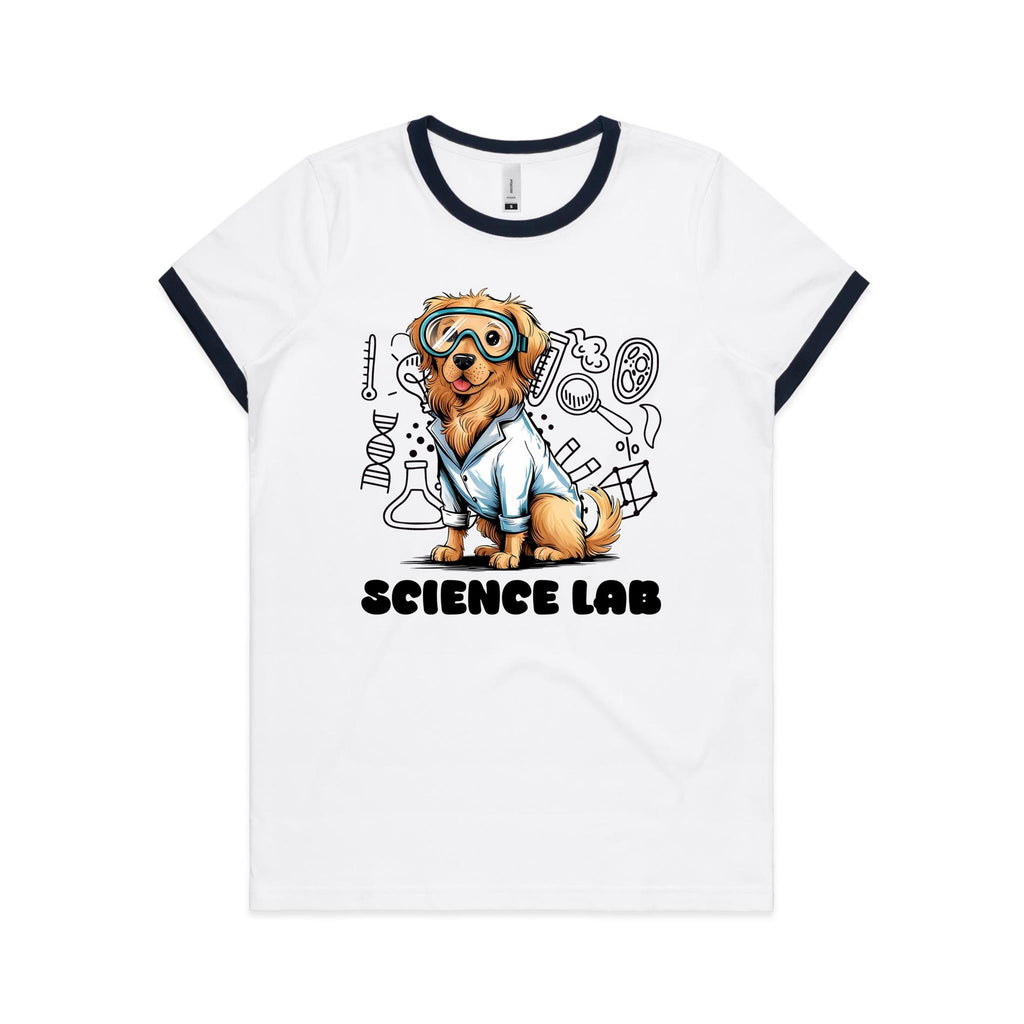 Science Lab AS Colour Women's Ringer Tee