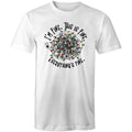 Tangled Christmas Lights, I'm Fine, This Is Fine, Everything Is Fine - Mens T-Shirt White Mens Christmas T-shirt Christmas Printed In Australia