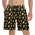 Lightning Bolts Men's Mid-Length Beach Shorts 5XL Men's Mid-Length Beach Shorts comic Printed Offshore