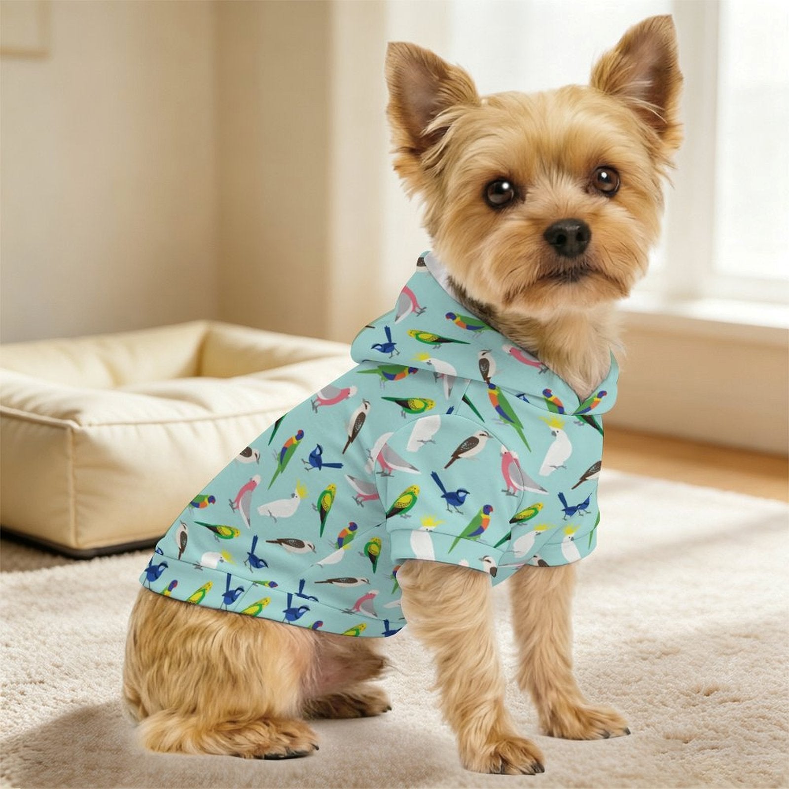 Australian Birds Pet Hoodie (Small Size)