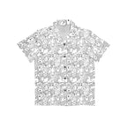 Black And White Creatures - Junior Kids Hawaiian Shirt