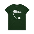 I Had Potential Women's AS Colour T-shirt