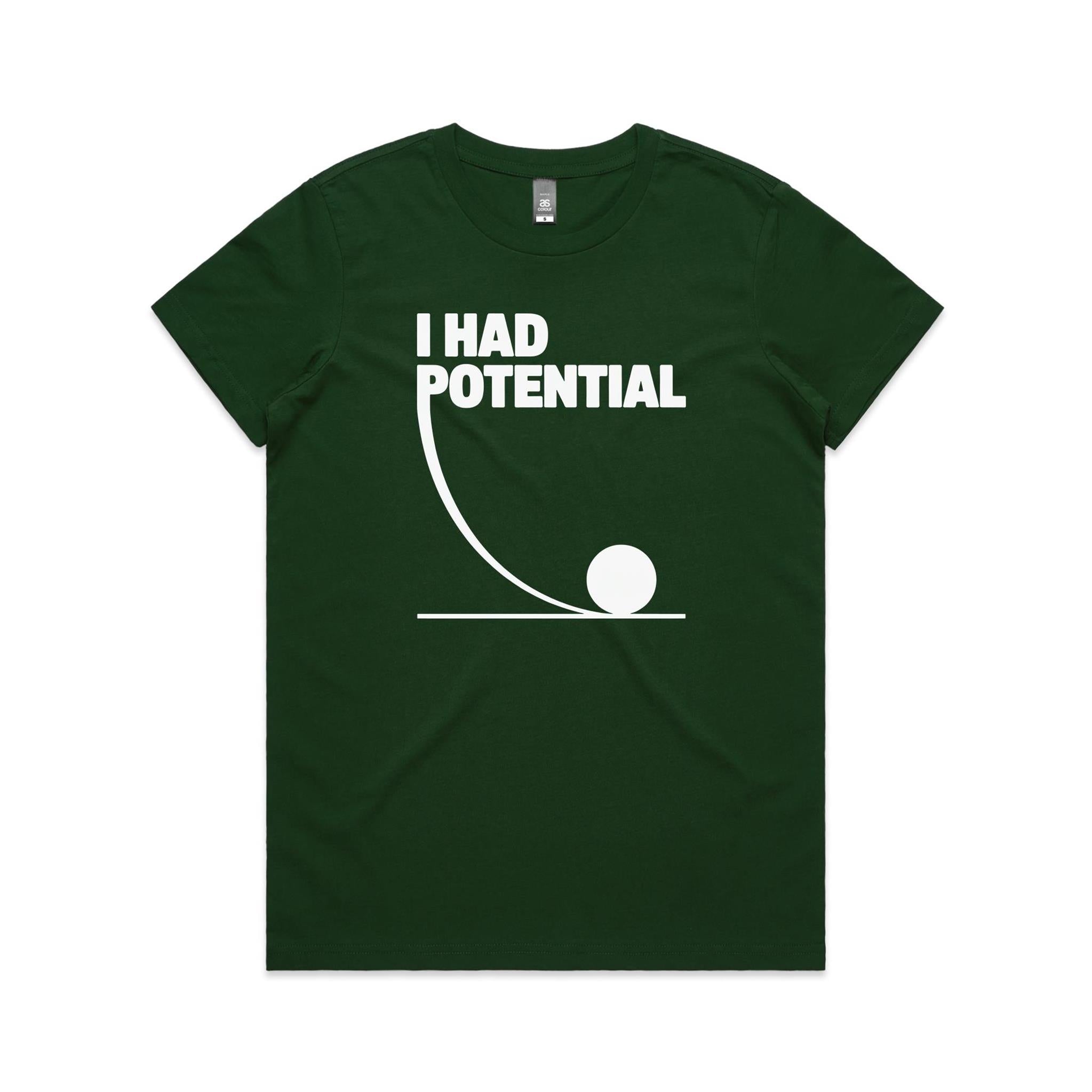 I Had Potential Women's AS Colour T-shirt