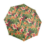 Vintage Hawaiian Floral Umbrella One Size Umbrella Plants Printed Offshore