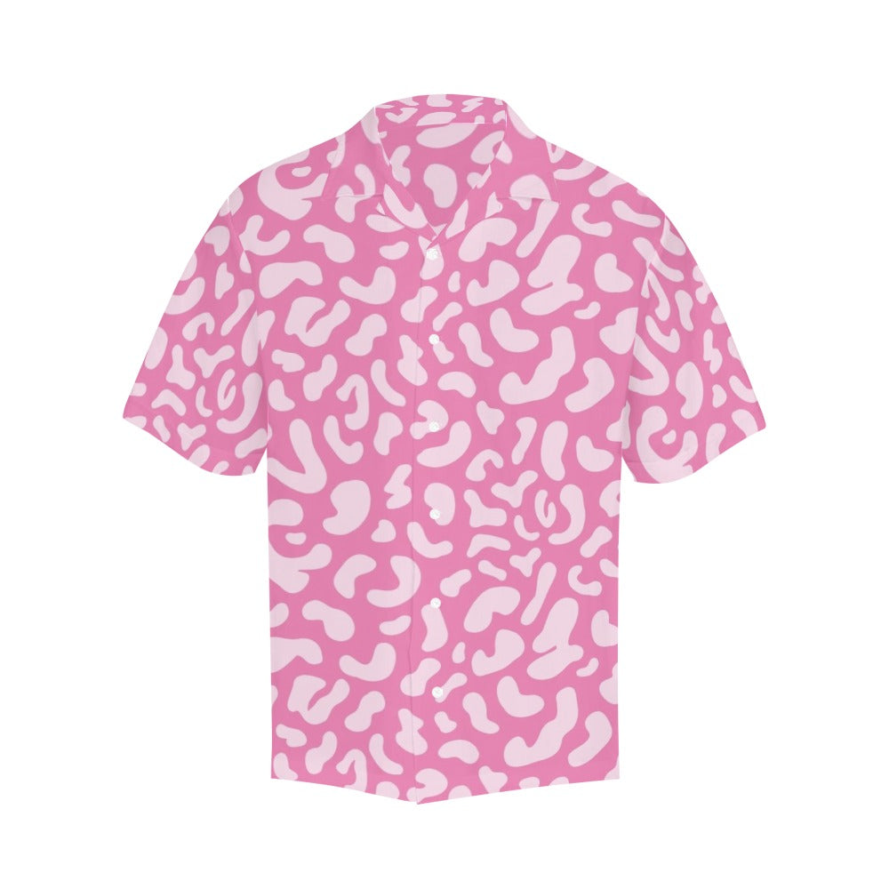 Pink Leopard - Mens Hawaiian Shirt