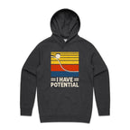 I Have Potential, Physics Men's AS Colour Hoodie Asphalt Marle Mens Hoodie Printed In Australia Science