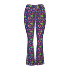 Cheeky Aliens High Waist Crossover Tummy Control Flare Leggings
