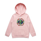 Believe In Yourself, Alien - Kids Hoodie Pink Kids Hoodie Motivation Positivity Printed In Australia Sci Fi
