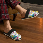 Ugly Bananas Men's Fur Trim Thick-Sole Indoor Slippers Men's Fur Trimmed Slippers Food Printed Offshore