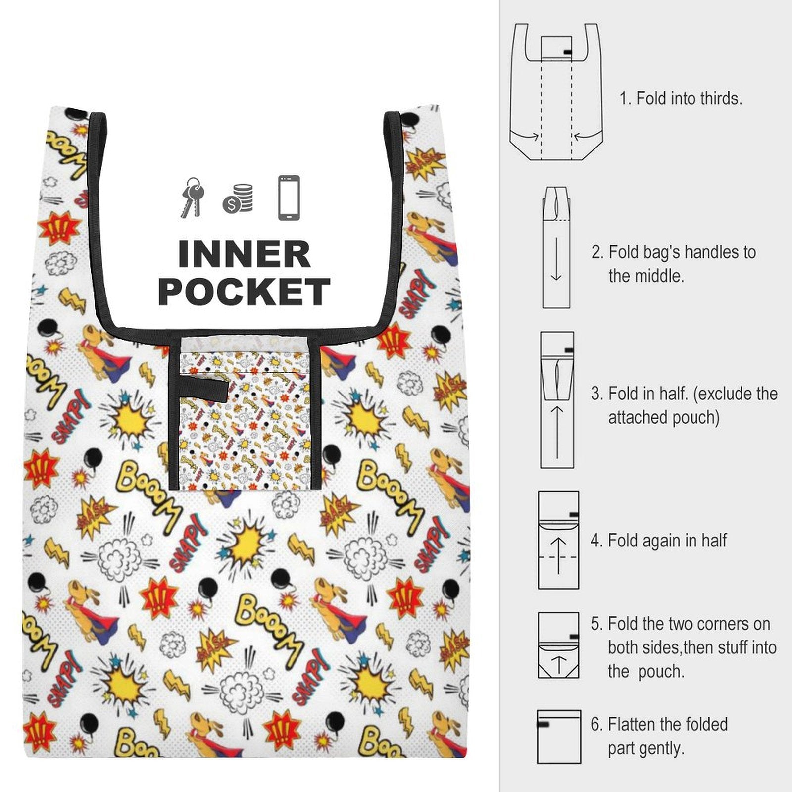 Super Dog - Collapsible Shopping Bag