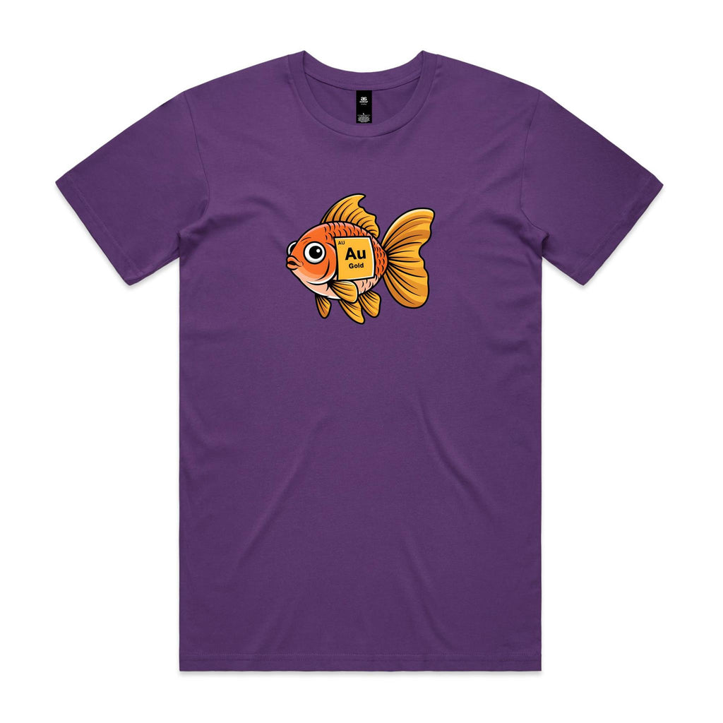Gold Fish Periodic Table Men's AS Colour T-shirt