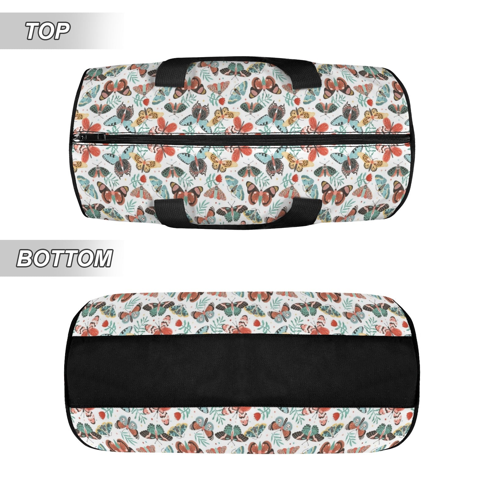 Pretty Moths And Butterflies Duffle Bag Duffle Bag Printed Offshore
