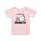 Dramatic Unicorn Goose AS Colour Baby T-shirt Pink Baby T-shirt animal Printed In Australia