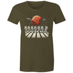 Astronaut Zebra Crossing In Space - Womens T-shirt Army Womens T-shirt Printed In Australia Space