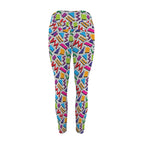 Graphic 80's Women's High Waist Pockets Yoga Leggings Women's High Waist Pockets Yoga Leggings Printed Offshore Retro