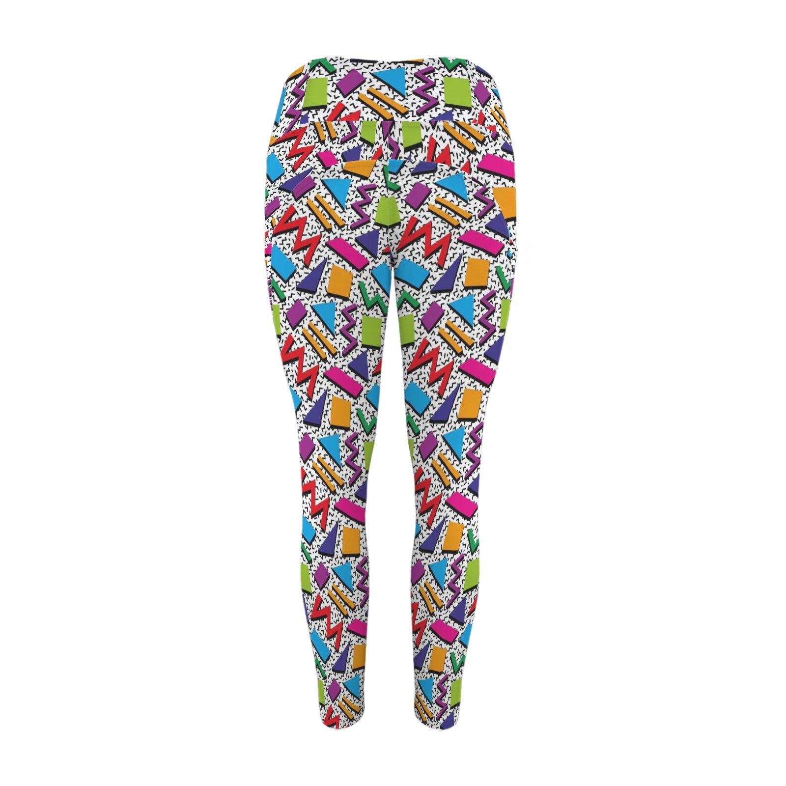 Graphic 80's Women's High Waist Pockets Yoga Leggings Women's High Waist Pockets Yoga Leggings Printed Offshore Retro