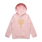 Music Tree - Kids Hoodie Pink Kids Hoodie Printed In Australia